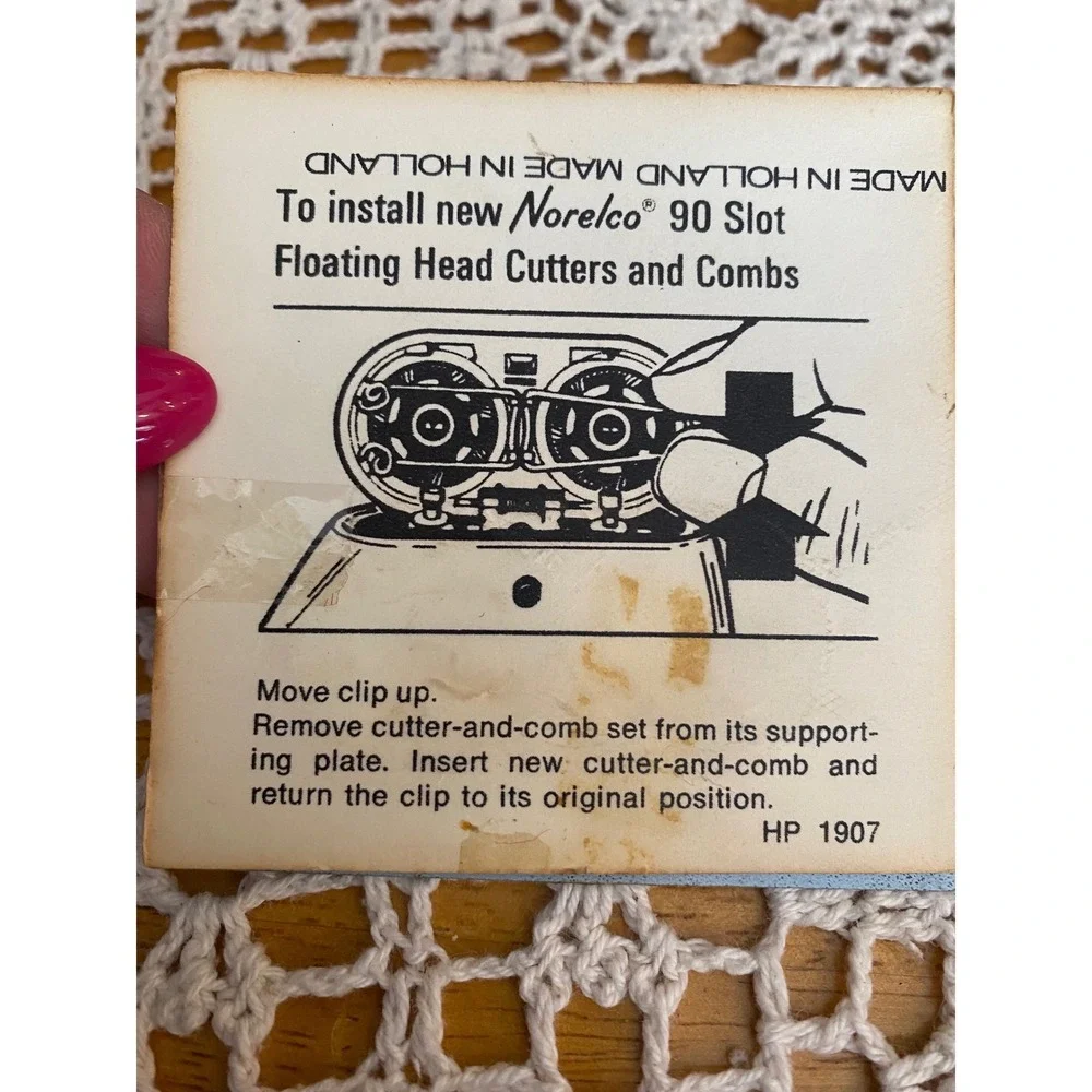 Norelco Replacement Heads 3 Floating Heads Flip-Top‎ Shaver 90 Slot